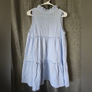 Pomander Place Tuckernuck Lightweight Gauze Morgan Dress in Blue Size M